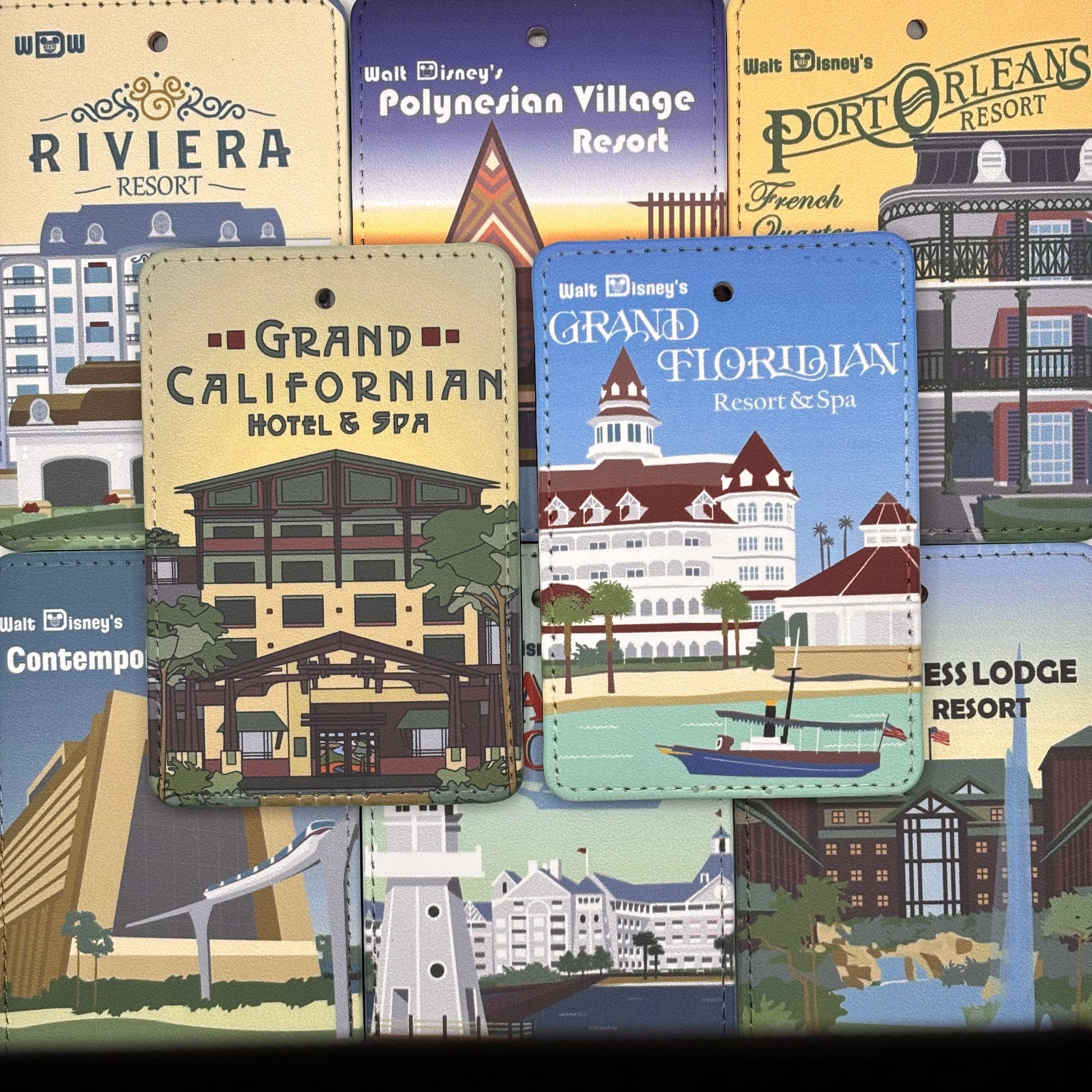 Disney Resorts Luggage Tags At Home Imagineering