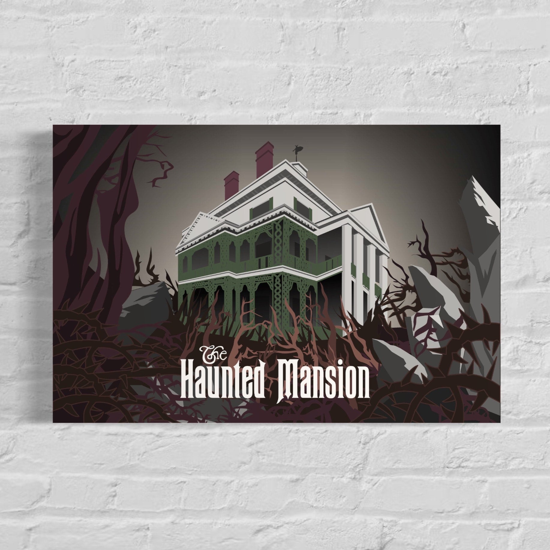 Haunted Mansion Artwork: Disneyland | At Home Imagineering
